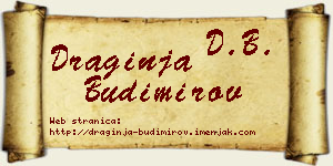 Draginja Budimirov vizit kartica